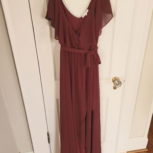Baltic Born Katya Ruffle Maxi Dress